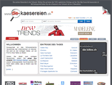 Tablet Screenshot of die-kaesereien.ch